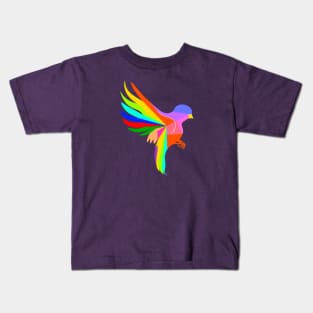 Colorful bird Kids T-Shirt